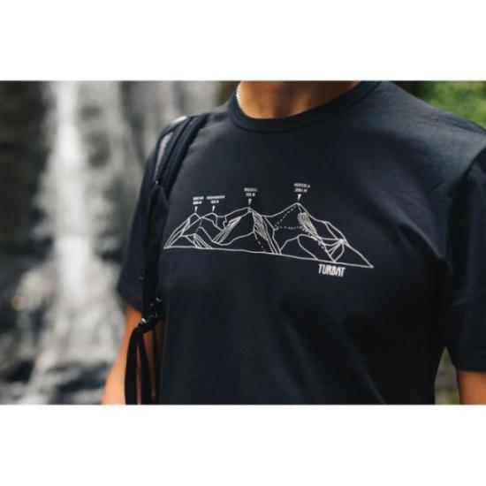 Prekės „Vyriški marškinėliai Turbat Panorama Men's T-shirt - Juoda, XL“ paveikslėlis