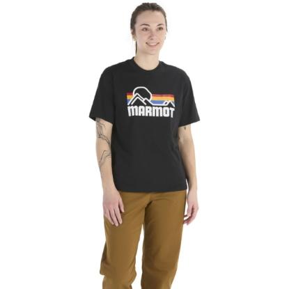 Prekės „Moteriški marškinėliai Marmot Wm's Coastal Tee SS - Juoda, XL“ paveikslėlis