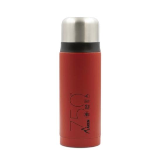 Prekės „Termosas Laken St. Steel Thermo Bottle - Raudona, 0.75l“ paveikslėlis