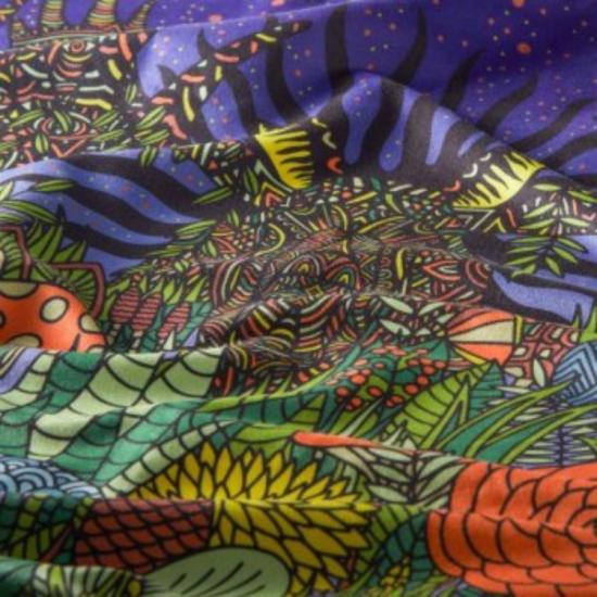 Prekės „Rankšluostis PackTowl PT Personal Body Mystic Moose Print - Violetinė, Body“ paveikslėlis