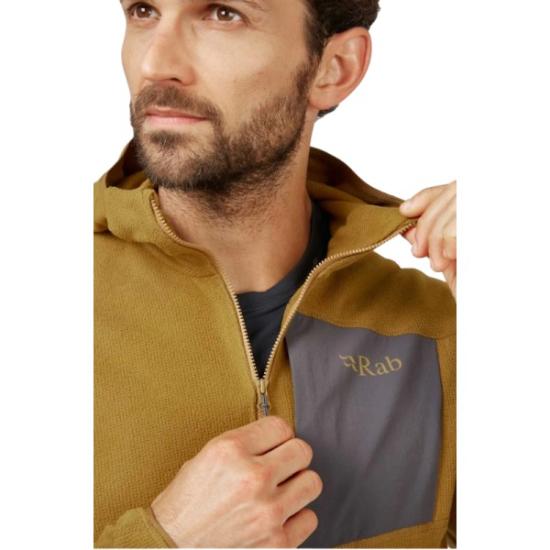 Prekės „Vyriškas džemperis Rab Tecton Hoody - Tamsiai pilka, XL“ paveikslėlis