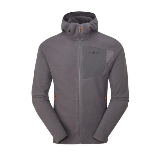 Prekės „Vyriškas džemperis Rab Tecton Hoody - Tamsiai pilka, XL“ paveikslėlis