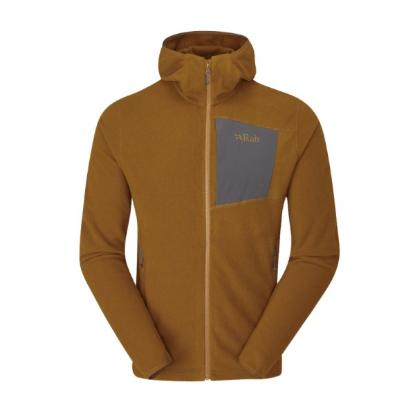 Prekės „Vyriškas džemperis Rab Tecton Hoody - Rusva (dark butternut), XXL“ paveikslėlis