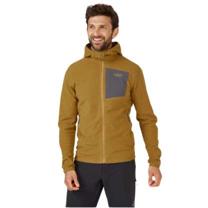 Prekės „Vyriškas džemperis Rab Tecton Hoody - Rusva (dark butternut), XXL“ paveikslėlis