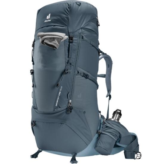Prekės „Turistinė kuprinė Deuter Aircontact Core 70+10 - Juoda/grafito (black/graphene),“ paveikslėlis