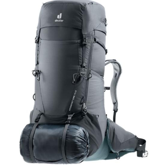 Prekės „Turistinė kuprinė Deuter Aircontact Core 70+10 - Juoda/grafito (black/graphene),“ paveikslėlis
