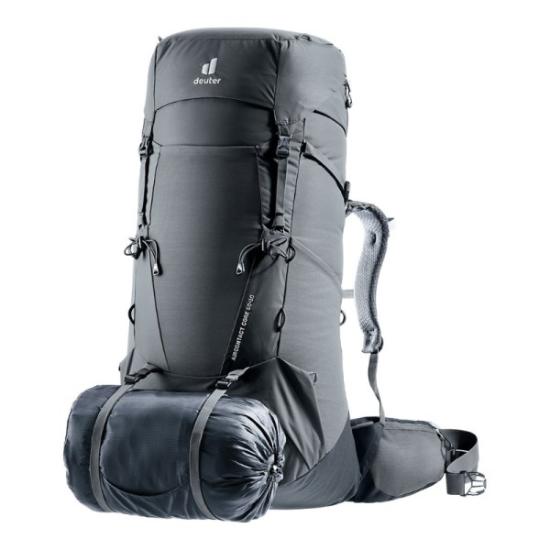 Prekės „Kelioninė kuprinė Deuter Aircontact Core 55+10 SL - Juoda“ paveikslėlis