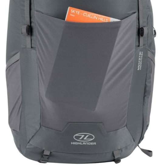 Prekės „Turistinė kuprinė Highlander Ben Nevis Men 65L - Tamsiai pilka“ paveikslėlis