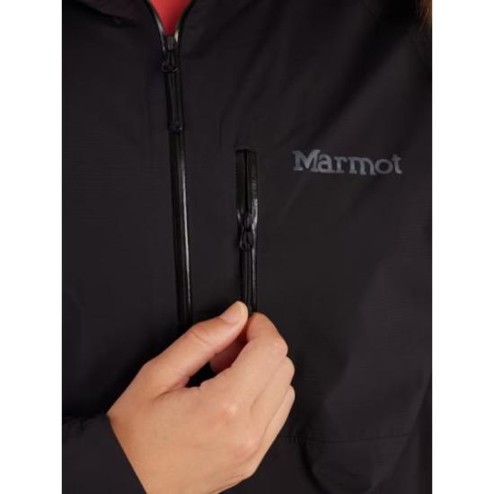 Prekės „Moteriška striukė Marmot Wm's Superalloy Bio Rain Jacket - Juoda, XL“ paveikslėlis