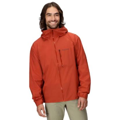 Prekės „Vyriška striukė Marmot Superalloy Bio Rain Jacket - Tamsiai rausva (deep heather), XL“ paveikslėlis