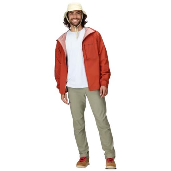 Prekės „Vyriška striukė Marmot Superalloy Bio Rain Jacket - Tamsiai rausva (deep heather), XL“ paveikslėlis