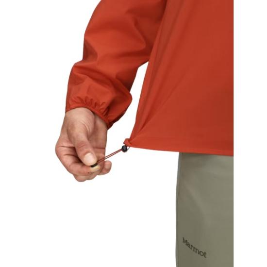 Prekės „Vyriška striukė Marmot Superalloy Bio Rain Jacket - Tamsiai rausva (deep heather), XL“ paveikslėlis