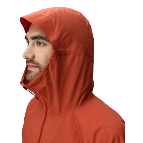 Prekės „Vyriška striukė Marmot Superalloy Bio Rain Jacket - Tamsiai rausva (deep heather), XL“ paveikslėlis