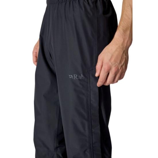 Prekės „Vyriškos kelnės nuo lietaus Rab Downpour Pants Regular Leg - Juoda, XXL“ paveikslėlis