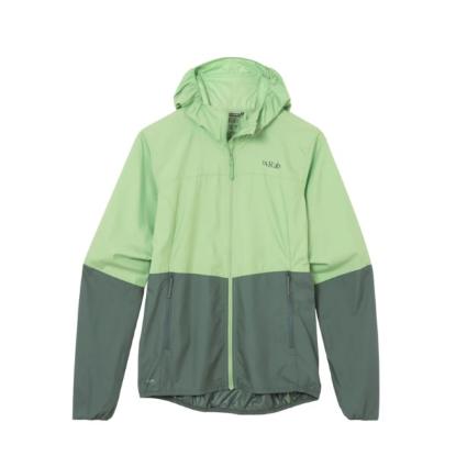 Prekės „Moteriška striukė nuo vėjo Rab Windgather Hoody Wmns - pistachio- teal, M“ paveikslėlis