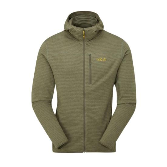 Prekės „Vyriškas džemperis Rab Ascendor Light Hoody - Chaki (Khaki), L“ paveikslėlis