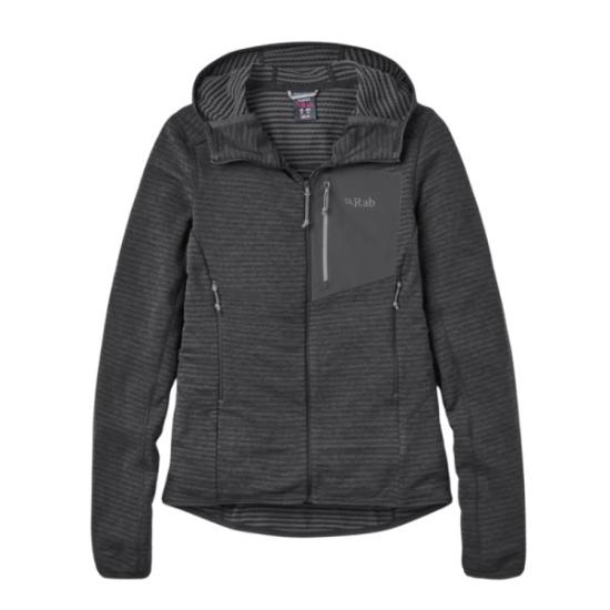 Prekės „Moteriškas džemperis Rab Ascendor Light Hoody Wmns - Juoda, XL“ paveikslėlis