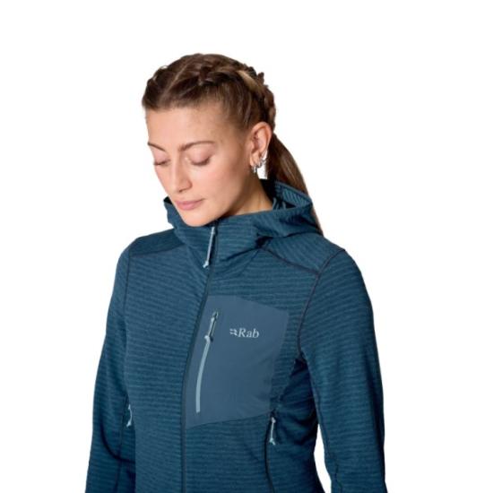 Prekės „Moteriškas džemperis Rab Ascendor Light Hoody Wmns - Juoda, XL“ paveikslėlis