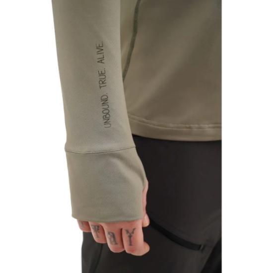 Prekės „Vyriški marškinėliai Turbat Hike Lite LS Hood Mns - Žalia, XL“ paveikslėlis