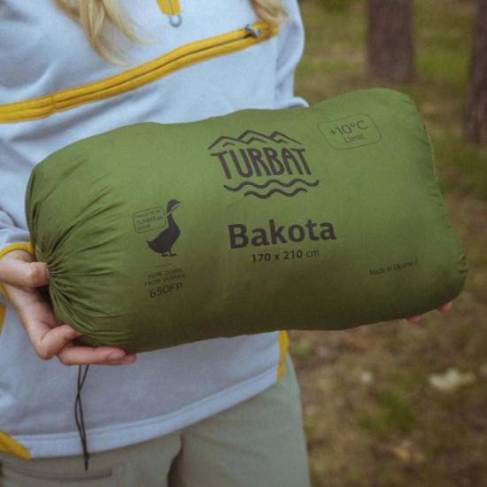 Prekės „Kelioninė antklodė Down Blanket Turbat Bakota - Žalia“ paveikslėlis