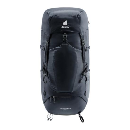 Prekės „Kuprinė Deuter Aircontact Lite 50 + 10 - Juoda/grafito (black/graphene),“ paveikslėlis