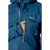 Prekės „Vyriška striukė nuo lietaus Rab Downpour Mountain Jacket - Juoda, S“ paveikslėlis