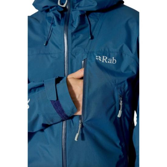 Prekės „Vyriška striukė nuo lietaus Rab Downpour Mountain Jacket - Juoda, S“ paveikslėlis