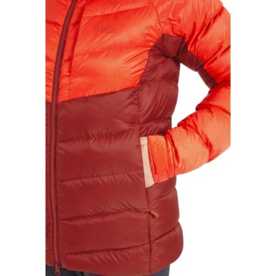 Prekės „Moteriška pūkinė striukė Rab Glaceon Pro Jacket Wmns - Eukalipto, XS“ paveikslėlis