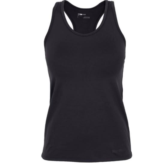 Prekės „Moteriški marškinėliai Marmot Wm's Leda Racer Tank - Juoda, L“ paveikslėlis