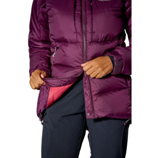 Prekės „Moteriška pūkinė striukė Rab Positron Pro Hoody Wmns - Tamsiai mėlyna, L“ paveikslėlis
