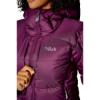 Prekės „Moteriška pūkinė striukė Rab Positron Pro Hoody Wmns - Tamsiai mėlyna, L“ paveikslėlis