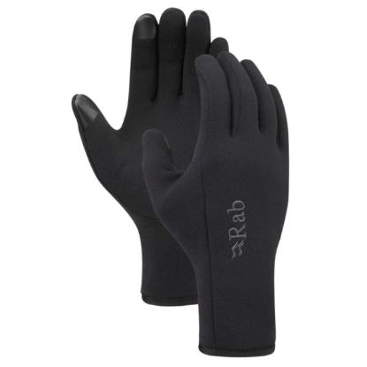 Prekės „Vyriškos pirštinės Rab Power Stretch Contact Gloves - Juoda, L“ paveikslėlis