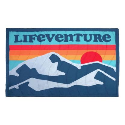 Prekės „Kelioninė antklodė Lifeventure Fleece Lined Blanket - Žydra“ paveikslėlis