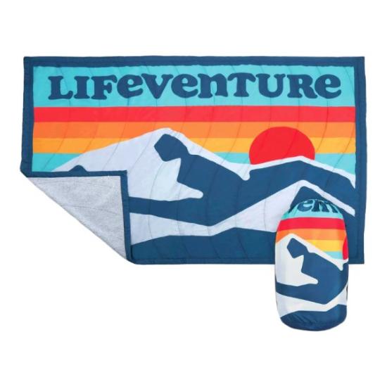 Prekės „Kelioninė antklodė Lifeventure Fleece Lined Blanket - Žydra“ paveikslėlis