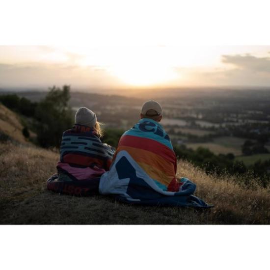 Prekės „Kelioninė antklodė Lifeventure Fleece Lined Blanket - Žydra“ paveikslėlis