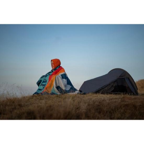 Prekės „Kelioninė antklodė Lifeventure Fleece Lined Blanket - Žydra“ paveikslėlis