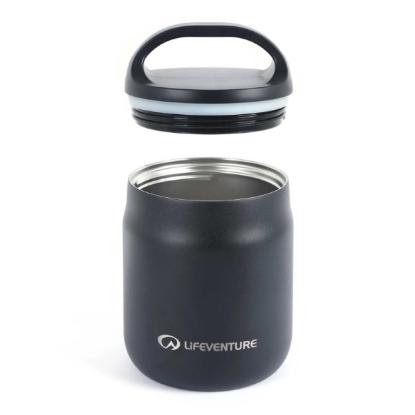 Prekės „Maisto termosas Lifeventure 600ml Food Flask - Juoda“ paveikslėlis