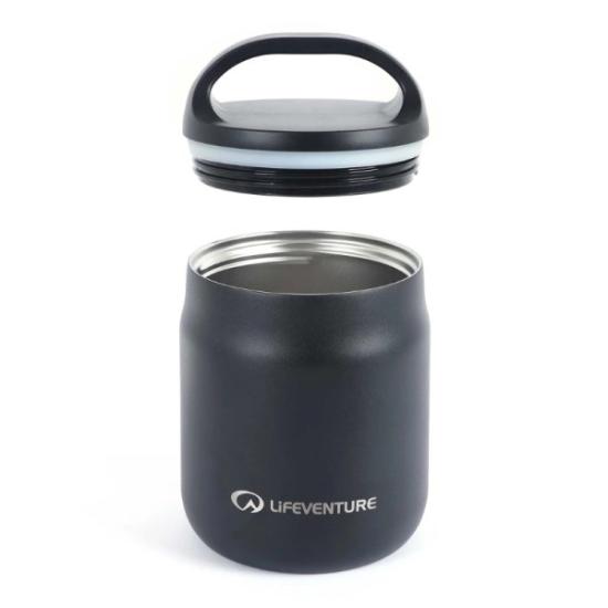 Prekės „Maisto termosas Lifeventure 600ml Food Flask - Juoda“ paveikslėlis