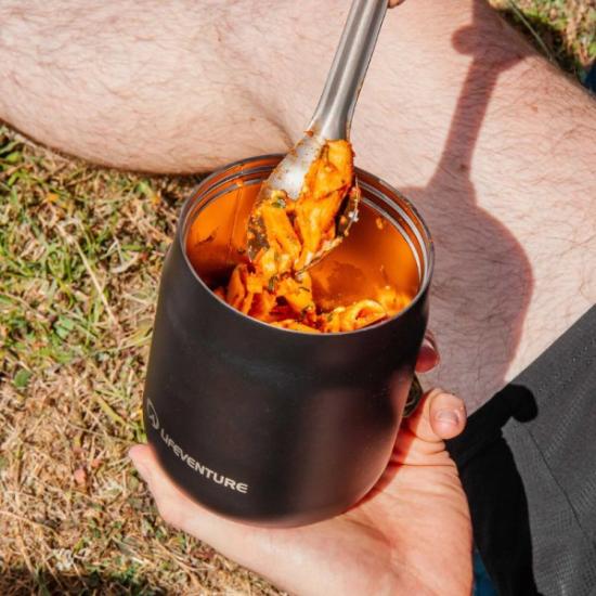 Prekės „Maisto termosas Lifeventure 600ml Food Flask - Juoda“ paveikslėlis