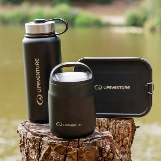 Prekės „Maisto termosas Lifeventure 600ml Food Flask - Juoda“ paveikslėlis