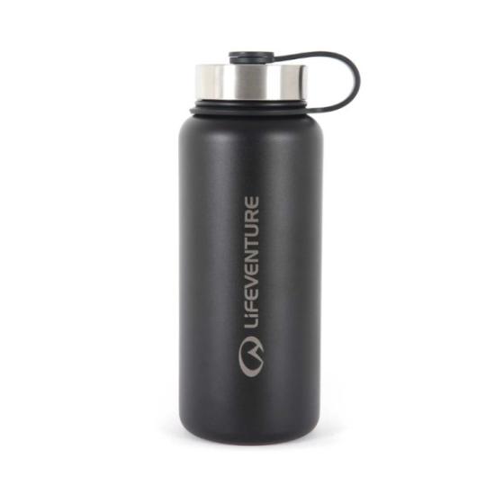 Prekės „Termo gertuvė Lifeventure 1 Litre Flask - Juoda“ paveikslėlis