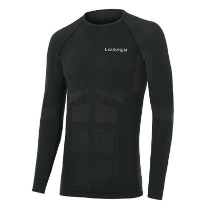 Prekės „Vyriški termo marškinėliai Lorpen Taku L/S T-Shirt - Tamsiai pilka, M“ paveikslėlis