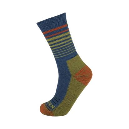 Prekės „Vaikiškos kojinės Lorpen MHMK Wool Hike Midweight Crew Kids - Margai dryžuota (Bold Stripe), M (31-34)“ paveikslėlis
