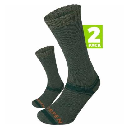 Prekės „Kojinės Lorpen H2WE Hunting 2Pack Eco - Žalia, XL (47-50)“ paveikslėlis