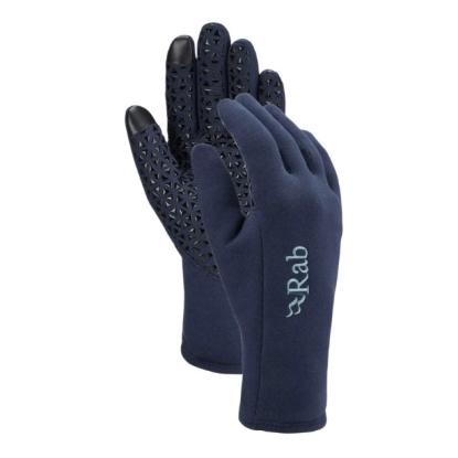 Prekės „Moteriškos pirštinės Rab Power Stretch Contact Grip Glove Wms - Tamsiai mėlyna, S“ paveikslėlis
