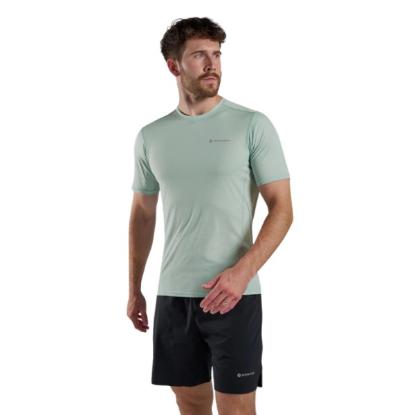 Prekės „Vyriški marškinėliai Montane Dart Nano T Shirt - Šviesiai žalia, S“ paveikslėlis
