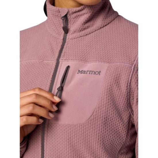 Prekės „Moteriškas džemperis Marmot W AirFleece Jkt - Rausva, XS“ paveikslėlis