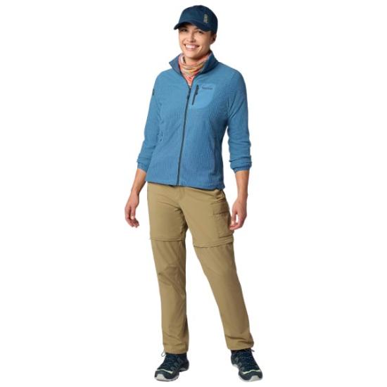 Prekės „Moteriškas džemperis Marmot W AirFleece Jkt - Mėlyna (atlantis), XL“ paveikslėlis