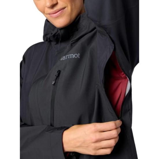 Prekės „Moteriška striukė nuo lietaus Marmot W PRCP Evo Pro Jkt - Juoda, S“ paveikslėlis