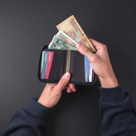 Prekės „Piniginė Lifeventure X-Pac Bi-Fold Wallet - Pilka“ paveikslėlis